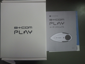 808)サインハウス製　B-COM、PLAY　ブラック　品番０００８２２３２　新品