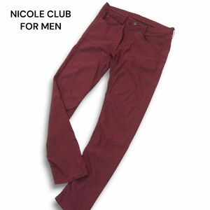 NICOLE CLUB FOR MEN ニコルクラブ フォーメン 通年 ストレッチ★ スキニー パンツ Sz.48　メンズ　A4B05244_A#R