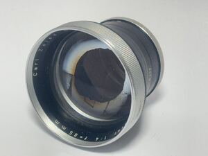 (321) CarlZeiss Pro-Tessar 1:4 f=85mm カールツァイス プロ テッサー カメラレンズ