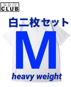 PROCLUB プロクラブ ヘビーウェイト　新品　tシャツ　新品　M 白二枚組