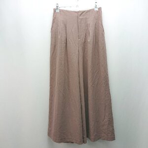 ◇ PROPORTION BODY DRESSING フロントファスナー シンプル フェミニン スカーチョ サイズM ローズダスト レディース E