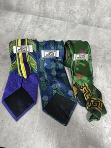 GIANNI VERSACE ヴェルサーチ　ネクタイ　3本セット　まとめ　シルク