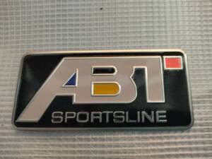 【送料無料】ABT(アプトスポーツライン) エンブレムプレート　アウディ ⑥