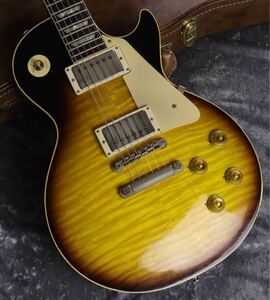 新品未使用★Gibson Custom Shop Murphy Lab 1959 Les Paul Standard Kindred Burst Ebony Back Light Aged★ベストウエイト4.0㎏★美杢目