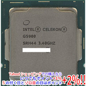 【中古】【ゆうパケット対応】Celeron G5900 3.4GHz 2M LGA1200 SRH44 [管理:1050016369]