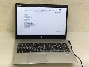 hp probook 450 g6 i3 8th gen i3第8世代 インテル Core i3-8145u TOKYO HP ノートパソコン メモリ4GB 15.6 HP ジャンク品