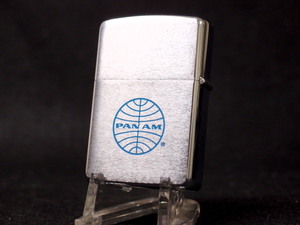 ビンテージ ZIPPO 1969年後期モデル★PAN American World Airways★Very Light Use/ウルトラ級レア/両面デザイン/美品/コレクタブル