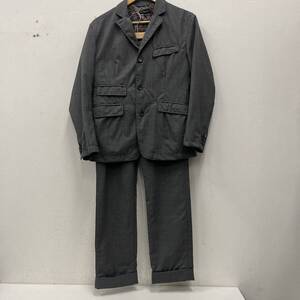 (21)Engineered Garments セットアップ スーツ XS エンジニアード ガーメンツ ジャケット パンツ 上下セット グレー 灰色 無地 ウール 毛