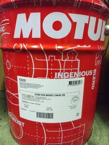 モチュール MOTUL 6100 SYN-NERGY 5W40 20L シン・エナジー 正規品