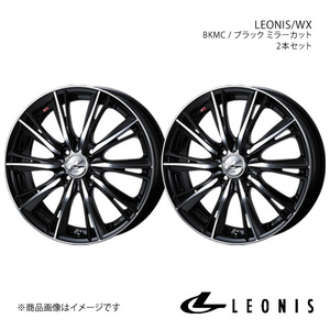 LEONIS/WX ウイングロード Y12 アルミホイール2本セット【16×6.0J 4-100 INSET42 BKMC】0033873×2