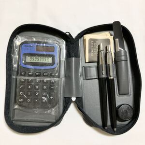 セット CASIO 電卓 PARKER ペン ボールペン シャープペン 文具 カシオ パーカー 