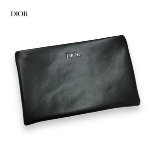 【ITKFBD14244O】未使用 DIOR クリスチャンディオール クラッチバッグ 黒 ブラック ポーチ