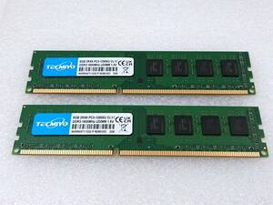 TECMIYO PC3-12800U(DDR3-1600) 8GBx2枚 (計16GB) デスクトップPC用メモリ