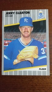 FLEER 1989年 282 JERRY GLEATON カンザスシティ・ロイヤルズ