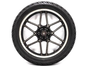 160【評価A】 モトグッチ V35 イモラ 当時物 純正 リア ホイール MT2.15×18 タイヤ 山7分 110/80-18 Moto Guzzi モトグッツィ