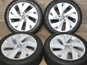 極上美品☆VW フォルクスワーゲン ゴルフ8 eTSI Style/TDI Style 純正 7.5J +51 225/45R17 PCD112 ハブ径57.1mm 5H0601025C TURANZA付き