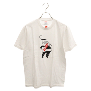 SUPREME シュプリーム 16AW Santa Tee サンタ 半袖Tシャツ ホワイト