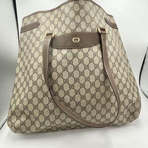 オールドグッチ GG柄 トートバッグ ショルダーバッグA4収納可　GUCCI