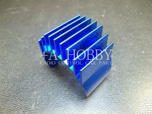 ▲GPM GF-01 TT-01 TT-02 GF01 G6-01 TT01 TT02 540 モーター用 アルミ モーターヒートシンク 25mm ブルー 新品