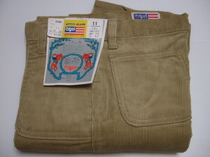 BOBSON ボブソン　corduroy　茶系　9300 コーデュロイ　デッドストック　パンツ　ズボン 日本 W26 style jeans