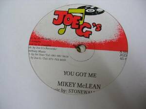 ●Reggae12”●MIKEY McLEAN/YOU GOT ME