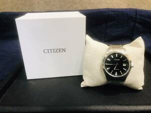 【管理141】CITIZEN シチズンコレクションメカニカル 自動巻き 裏スケ アナログ 9011-S125804 箱付き