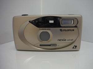 ★富士フィルム FUJIFILM コンパクト フィルムカメラ nexia 60AF 動作確認済み【中古】【dgs1999】