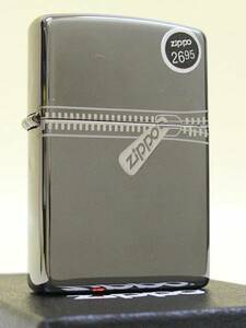 ZIPPO_21088 Zipper ジッパー PVD加工 シルバー ミラー 鏡面仕上げ レギュラータイプ ジッポー オイルライター 新品 送料無料