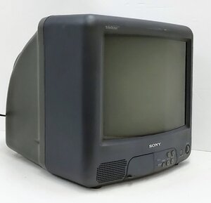 LK1702C【ブラウン管テレビ/ジャンク現状品】SONY ソニー Trinitron トリニトロン カラーテレビ KV-14GP2 レトロ家電 Color Video Monitor