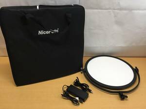 【撮影照明/LEDリングライト】 訳あり Nicefoto SL-360ARC スタジオ照明