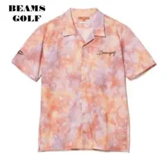 BEAMS GOLF ORENGE LABEL タイダイプリントオープンカラー