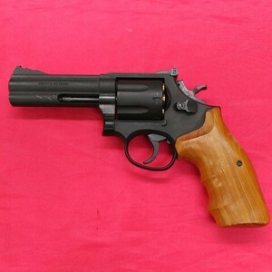 【中古現状品】マルシン S&W 357マグナム モデルガン 木製グリップ STGA刻印