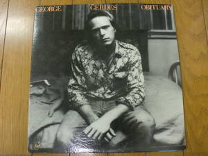 【レコード】GEORGE GERDES / OBITUARY United Artists Records UAS-5549 フォーク・ロック　SSW 