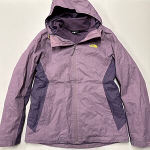 THE NORTH FACE ノースフェイス レディース マウンテンパーカー Mサイズ ジャケット アウター パープル 紫 ブルゾン DRYVENT ドライベント