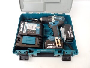 makita マキタ 18V 充電式ドライバドリル DF484DRGX バッテリー2個/充電器/ケース付き □ 70C21-1