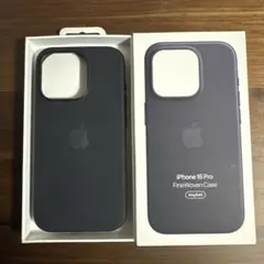 Apple iPhone 15 Pro FineWoven Case ブラック