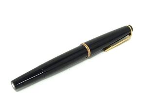 1円 MONT BLANC モンブラン No.32 万年筆 筆記用具 文房具 ステーショナリー ブラック系×ゴールド系 FF4461