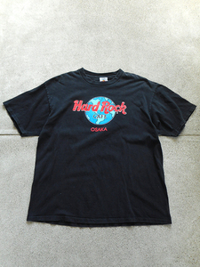 90s Hard Rock CAFE OSAKA ハードロックカフェ Tシャツ USA Vintage ビンテージ アメリカ製 90年代 XL