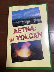 中古VHSビデオテープ　ギリシャアテネの火山　ATENA THE VOLCAN 1989年　現地購入　日本語ではなく英語です