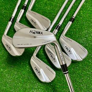 HONMA ホンマ TOUR WORLD ツアー ワールド　TW727M 4-PW 7本 DG S300 アイアンセット ダイナミックゴールド 本間