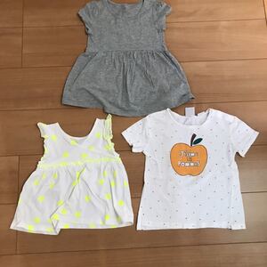 【中古】ZARA BABY GAP ザラ　ベビー　ギャップ　　　半袖Tシャツ サイズCM104100CM