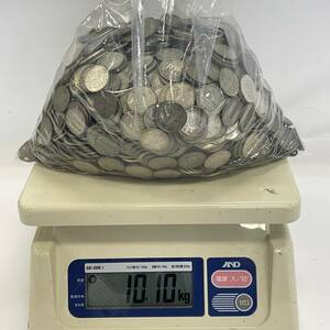 ☆1円 古銭 大量セット 旧100円銀貨 総重量 約10.1kg 約2090枚セット 稲穂 鳳凰 オリンピック柄メイン 大量まとめ シルバーコイン