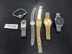 1101A58　腕時計　ジャンク品　おまとめ6点　SEIKO セイコー　 CITIZEN　など ※動作未確認