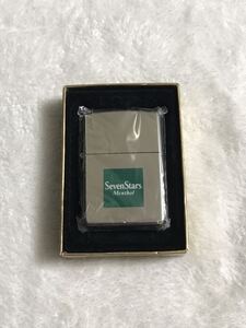 ZIPPO ジッポー オイルライター タバコ 2002年製 SEVEN STARS Menthol セブンスターメンソール 未使用品 懸賞品 当選品 非売品