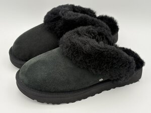 新品 ug1418 訳あり品 UGG アグ 23.0cm US6.0 女性用 ブラック/BLK W CLASSIC SLIPPER II 1130876