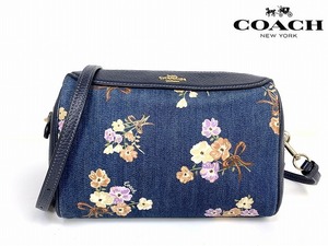 極美品★送料無料★ コーチ COACH ペインテッド デニム ベネット クロスボディー ショルダーバッグ