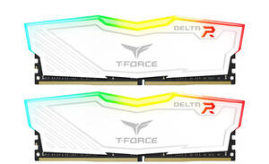 Team RGB WHITE DDR4 3200Mhz 8GBx2枚 RGB DELTA WHITE デスクトップ用メモリ LED内蔵