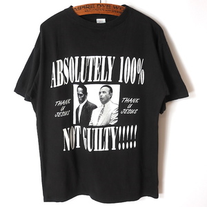 90s O・J・シンプソン フォトプリント 半袖 Tシャツ(メンズ XL)ヴィンテージ ９０年代