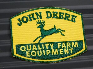 ◆送料\110◆【JOHN DEERE・ジョンディア】※《アイロン刺繍ワッペン》　アメリカン雑貨　刺繍ワッペン　アイロンワッペン