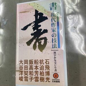 天来書院　書-現代作家の技法4 漢字かな交じり書